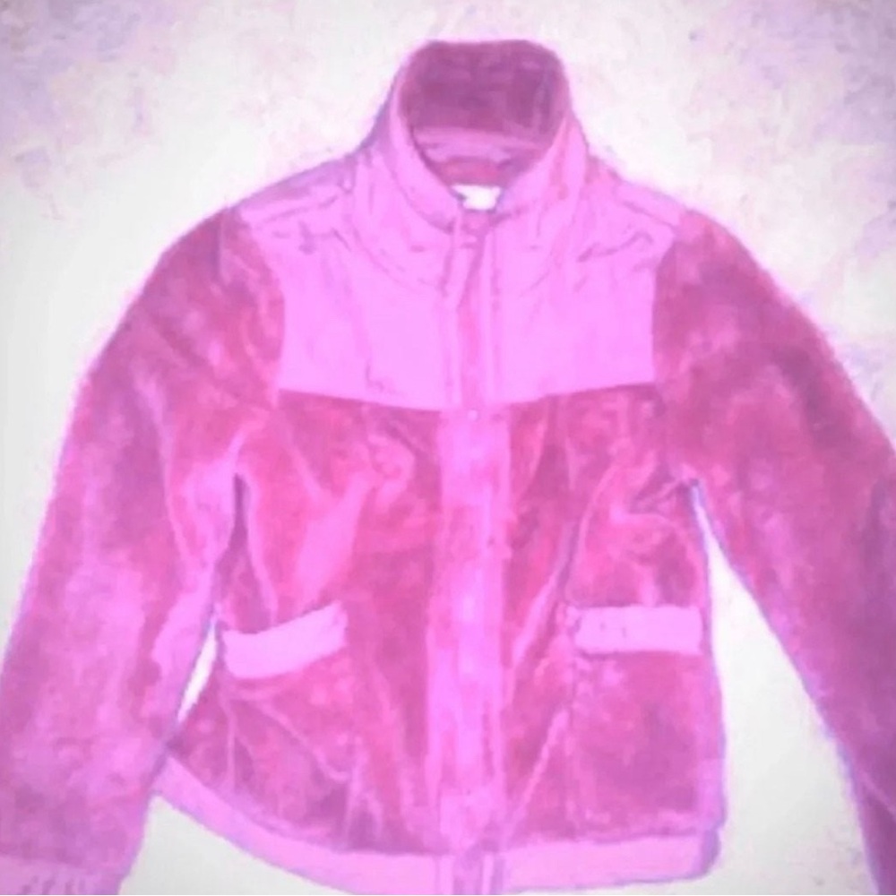 💞 Little Girls Size 4 Pink Fleece Full Zip Jacket